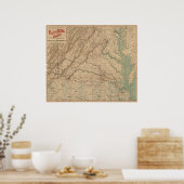 Poster Champs de bataille de Virginie (Cuisine)