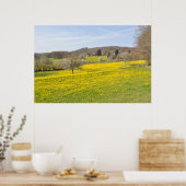 Poster Champs de Dandelion (Cuisine)