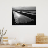 Poster Champs de fraises avec couvertures de fumigation p (Cuisine)