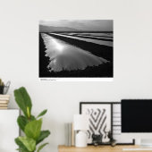 Poster Champs de fraises avec couvertures de fumigation p (Bureau à domicile)