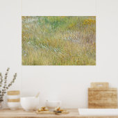 Poster Champs de Goldfields et d'herbe (Cuisine)