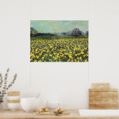 Poster Champs de jonquille de printemps (Cuisine)