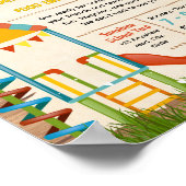Poster Champs de journée de flyer modifiables (Coin)
