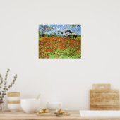 Poster Champs de pavot par Vincent van Gogh (Cuisine)