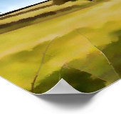 Poster Champs d'hiver (Coin)