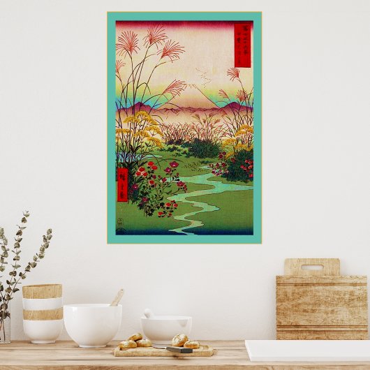 Poster Champs Otsuki ~ Japonais Vintage (Cuisine)