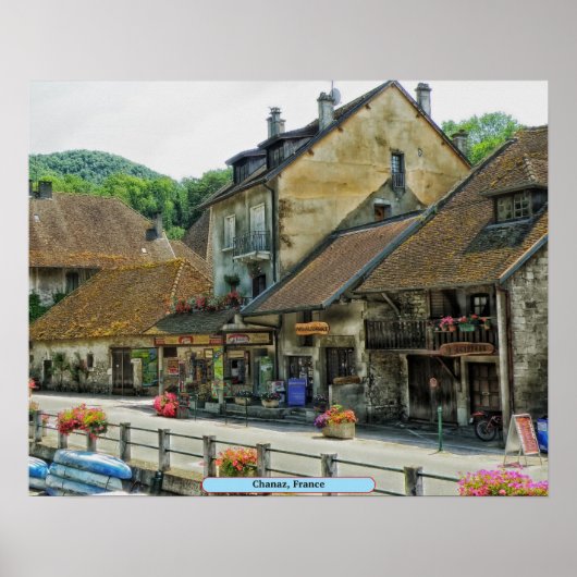 Poster Chanaz, France (Devant)