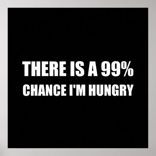 Poster Chance J'Ai Faim (Devant)