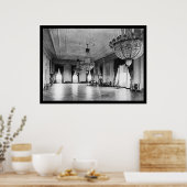 Poster Chandeliers de la Maison Blanche 1903 (Cuisine)