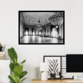 Poster Chandeliers de la Maison Blanche 1903 (Bureau à domicile)