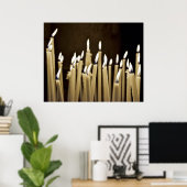 Poster Chandelles de tir (Bureau à domicile)