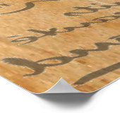 Poster chandler vintpeacock blue butterflfly (Coin)