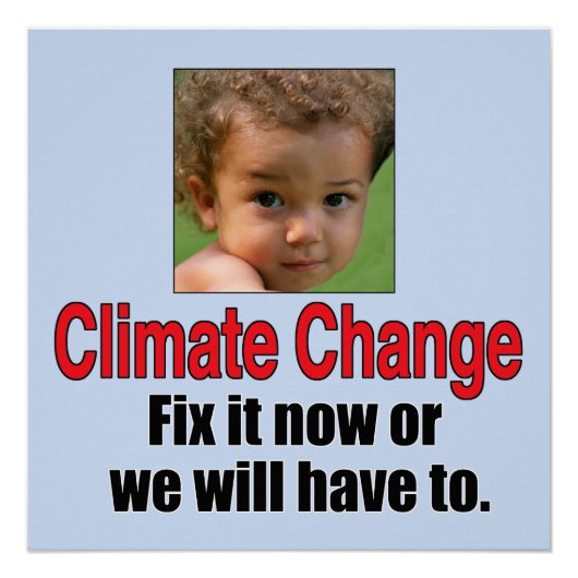Poster Changement Climatique (Devant)