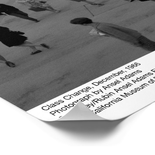 Poster Changement de classe, décembre 1966 (Coin)