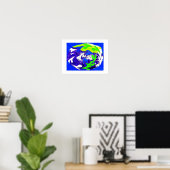 Poster Changement de nature (Bureau à domicile)