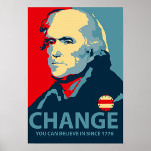 Poster Changement de Thomas Jefferson