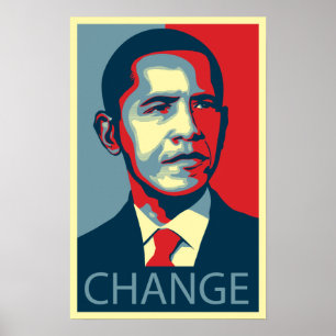 Poster Changement d'Obama