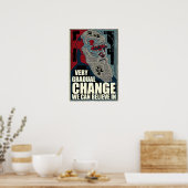 Poster Changement très graduel (Cuisine)