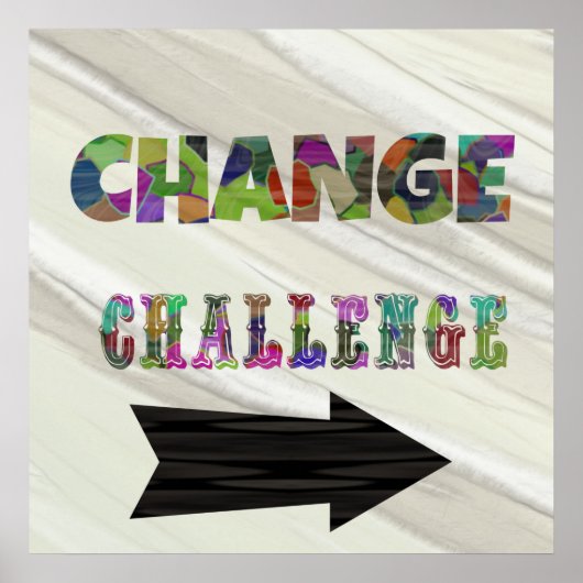 Poster Changer Défi (Devant)