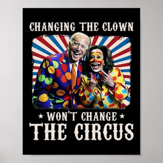 Poster Changer le clown ne changera pas le cirque Kamala (Devant)