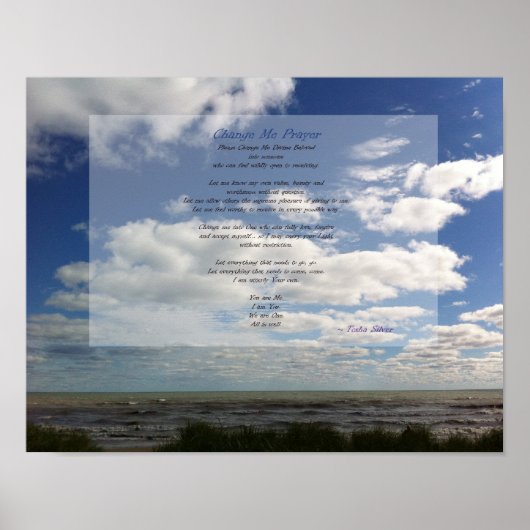 Poster Changer ma prière (Devant)