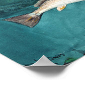 Poster Channel Bass Peinture américaine par Homer (Coin)