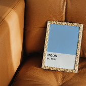 Poster Chanson de lune de couleur bleue - largeur totale