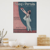 Poster Chanson de Perse de 1922 (Cuisine)