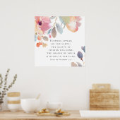 Poster Chanson de Salomon 2:12 Fleurs apparaissent Bible  (Cuisine)