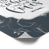 Poster Chanson de Salomon 3:4 J'ai trouvé le One Floral (Coin)