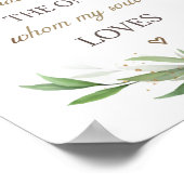 Poster Chanson de Salomon 3:4 J'ai trouvé le One Greenery (Coin)