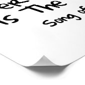 Poster Chanson de Salomon 6:9 (Coin)