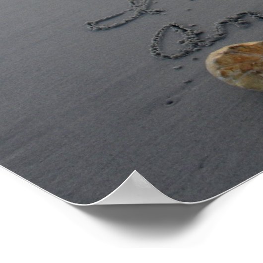 Poster Chanson de Salomon de Beachwrite 6:3 Horizontal (Coin)