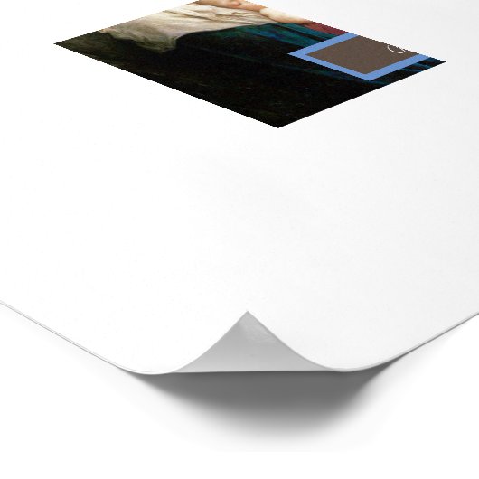 Poster Chanson des Anges Bouguereau (Coin)