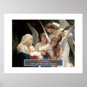 Poster Chanson des Anges Bouguereau (Devant)