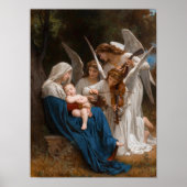 Poster Chanson des anges de William-Adolphe Bouguereau (Devant)