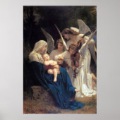 Poster Chanson des anges de William Adolphe Bouguereau (Devant)