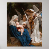 Poster Chanson des anges de William-Adolphe Bouguereau B (Devant)