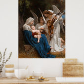 Poster Chanson des anges de William-Adolphe Bouguereau B (Cuisine)