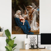 Poster Chanson des anges de William-Adolphe Bouguereau B (Bureau à domicile)