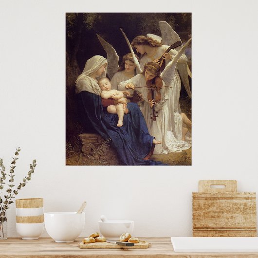Poster Chanson des Anges - William Bouguereau (Cuisine)