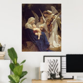 Poster Chanson des Anges - William Bouguereau (Bureau à domicile)
