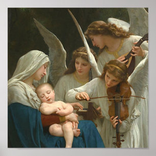Poster Chanson des Anges - William Bouguereau