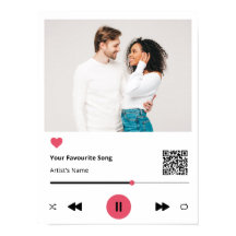 Chanson préférée personnalisée - Canvas Imprimer