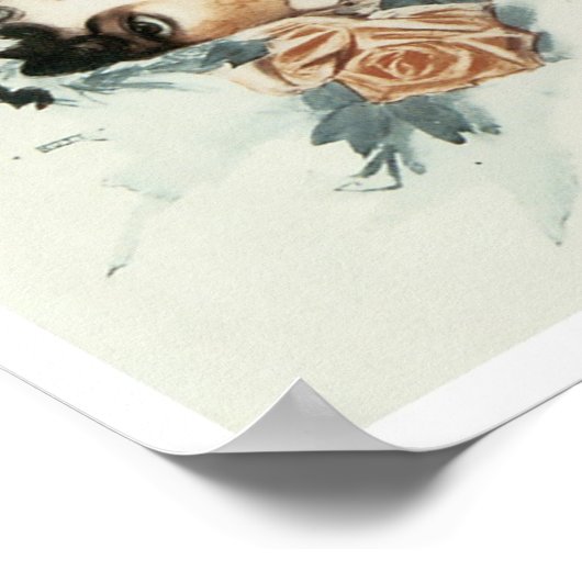 Poster Chanson tout comme la couverture de la feuille de  (Coin)