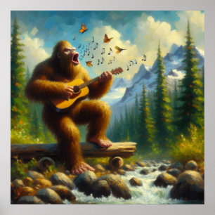 Poster Chant Bigfoot