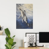 Poster chant de baleine (Bureau à domicile)