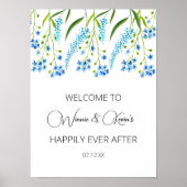 Poster Chant de mariage d'oubli de bleu (Devant)