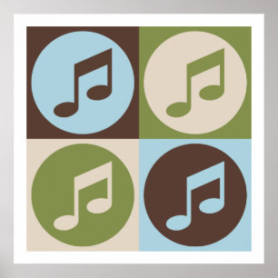 Poster Chant Pop Art