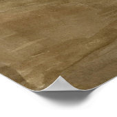 Poster Chantant Cowboy Espagnol avec Banjo jouant une cha (Coin)